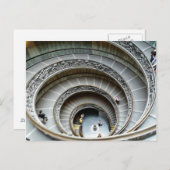 Escalier Spiral, Musée du Vatican, Carte postale (Devant / Derrière)