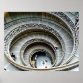 Escalier Spiral, Musée du Vatican, Poster (Devant)