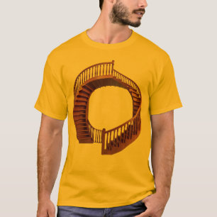 Escalier vintage du T-shirt Homme Mystère