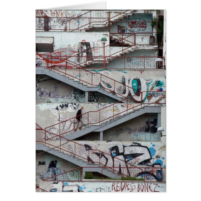 Escaliers de graffiti, Sarajevo (Devant)