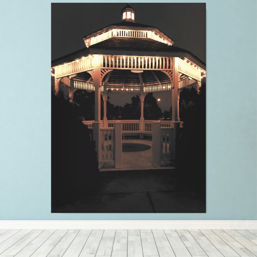 Escanaba in de moonlight canvas afdruk (Insitu (Houten vloer))