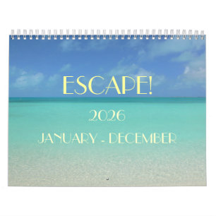 "ESCAPE" CALENDRIER 2026/ SKY/SEA/SUN CALENDRIER