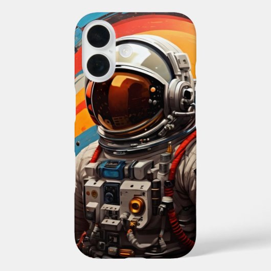 Escape cosmique - Coque d'astronaute rétro (Verso)