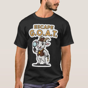 Escape Geit Funny Escape Room Liefhebber Zondebok T-shirt