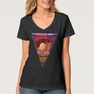 Escape Reality Vaporwave Aesthetic Scuplture 90's T-shirt