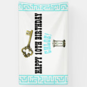 Escape Room Birthday Banner (Verticaal)