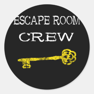 Escape Room Creit Room Game Group Team Player Ronde Sticker