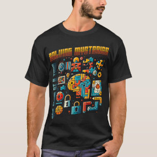 Escape Room Exit Game Oplossen van Aanwijzingen Es T-shirt
