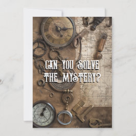 Escape Room Game Persoonlijke Birthday Party Kaart