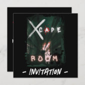 Escape Room Hidden Enigma Kaart (Voorkant / Achterkant)