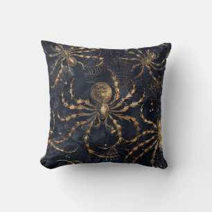 Escape Room Interieur Decor Gold Spider Donker Kussen