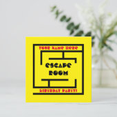 Escape Room labyrinthe invitations à la fête d'ann (Debout devant)