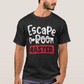 Escape Room Master Game Player-code T-shirt (Voorkant)