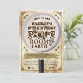  Escape Room Party Elke zondag Kaart (Staand voorkant)