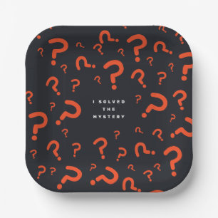 Escape Room Party Paper-Borden Papieren Bordje