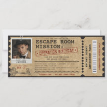 Escape Room Verjaardagsfeest Mysterie Aangepaste F