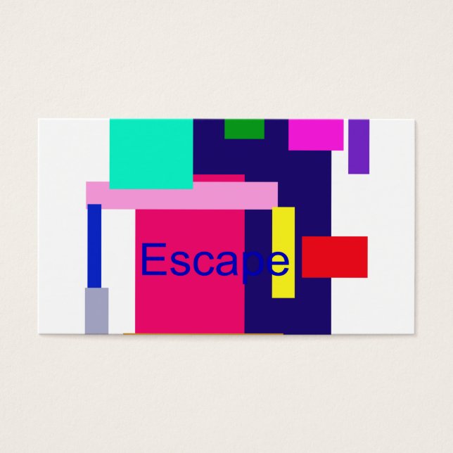 Escape Visitekaartjes (Voorkant)