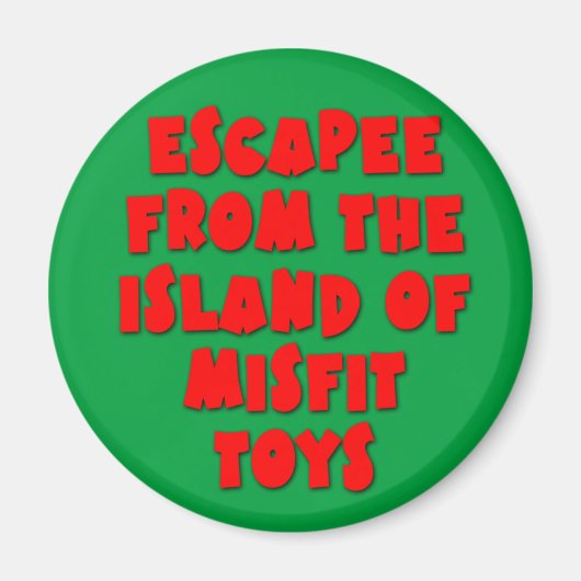 Escapee van het eiland Misfit Toys Magneet (Voorkant)
