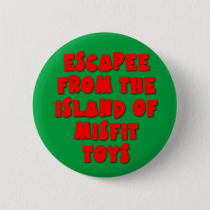 Escapee van het eiland Misfit Toys Ronde Button 5,7 Cm