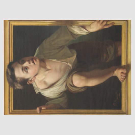 Escaping Criticism by Pere Borrell Del Caso Tissuepapier (Voorkant)