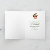 Escaping Gingerbrood Mannen Funny Kerstmis Kaart (Binnen)