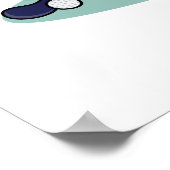 Escar-golf Funny Escargot Snail-woordje Poster (Hoek)