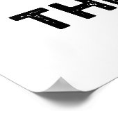 Escar-got The Blues Funny Escargot Snail-woordje Poster (Hoek)