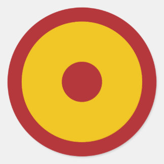 Escarapela española ronde sticker