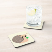 Escargot avec Dessous de verre de trèfle Lucky (Côté Droit)