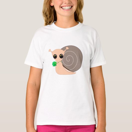 Escargot avec T-shirt Clover Kid's (Devant)