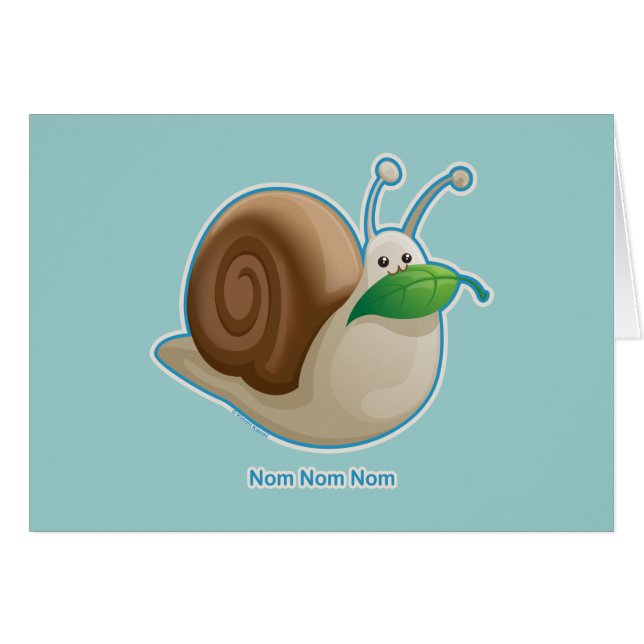 Escargot de Kawaii (Devant horizontal)