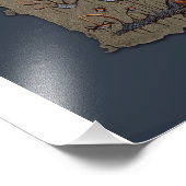 Escargot équilibré, impression photo (Coin)