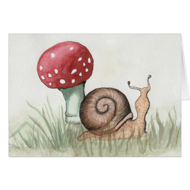 Escargot et champignons (Devant horizontal)