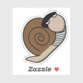 Escargot Franse slak Sticker (Vel)