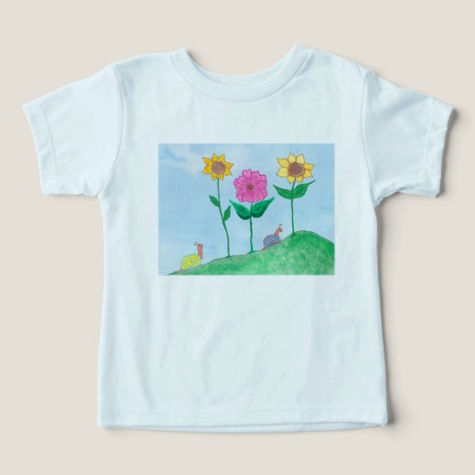 Escargots Fantaisistes & Fleurs Colorées (Design Recto)