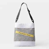 Escena del crimen crossbody tas (Achterkant)