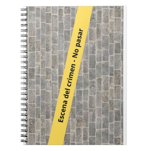 Escena del crimen notitieboek (Voorkant)