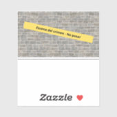 Escena del crimen sticker (Vel)