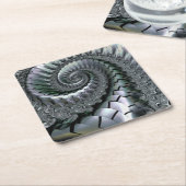 Escheresque Vierkante Kartonnen Onderzetter (Schuin)