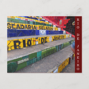 escoraria selarón rio briefkaart