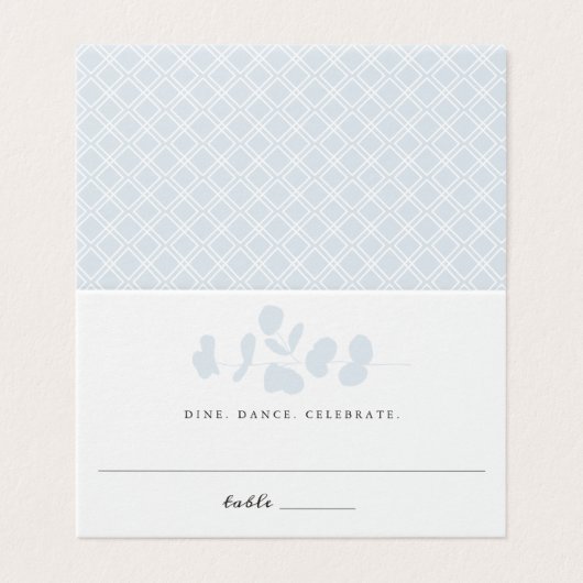 Escort Mariage de la branche Eucalyptus Argent (Outside Unfolded)