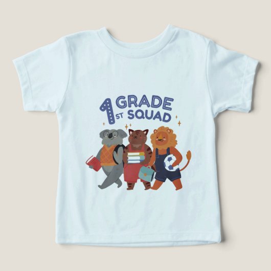 Escouade de 1re année Cute Animal Design (Design Recto)