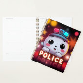 Escouade de police mignonne – Conception de patrou (Devant avec enveloppe)