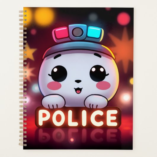 Escouade de police mignonne – Conception de patrou (Devant)