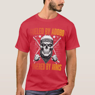 Escrima aangedreven door Adobo Powered By Arnis vi T-shirt