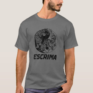 Escrima Yin Yang Tiger Dragon T-shirt
