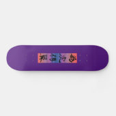escrita em kanji Japones Skateboard (Horizontaal)