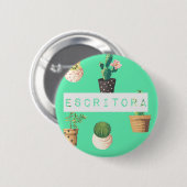 Escritora Button (Voorkant /achterkant)