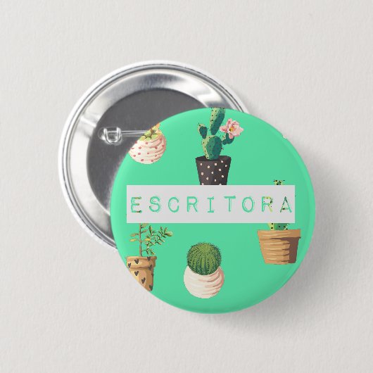 Escritora Button (Voorkant /achterkant)
