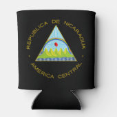Escudo de Nicaragua Blikjeskoeler (Achterkant)